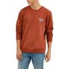 Wrangler Men’s Small Logo Crew Sweatshirt(Smoked Paprika)
