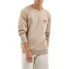 Wrangler Men’s Small Logo Crew Sweatshirt(Timberwolf)