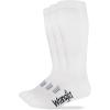 Wrangler Men’s Western Boot Socks (Three Pairs)(White)
