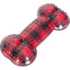 Wrangler Red Kabel Printed TPR Bone Toy – Embossed Logo (Red)(Red)