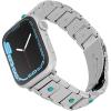 Wrangler® Silver Link Metal Band for Apple Watch®, Western Style, Fits all Apple Watch® Series and Sizes(Desert Jewel)