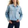 Wrangler Women’s Boxy Denim Shirt(Misty)