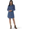 Wrangler Women’s Denim Snap Dress(Mid Denim)
