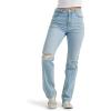 Wrangler Women’s High Rise True Straight Fit Jean(Misty Blue)