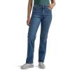 Wrangler Women’s High Rise True Straight Fit Jean(Ocean Medium)