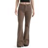 Wrangler Womens High Waisted Fierce Flare Jean(Clay Canyon)