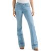 Wrangler Womens Retro Mae Mid Rise Wide Leg Trouser Jean(Mia)