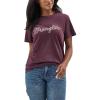 Wrangler Womens Retro Short Sleeve Graphic T-Shirt(Fudge)