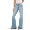 Wrangler Womens Women’s High Waisted Fierce Flare Jean(Oasis)