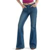 Wrangler Womens Women’s High Waisted Fierce Flare Jean(Rhianon)