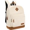Wrangler Yellowstone Sturdy Backpack for Travel Classic Logo Water Resistant Casual Daypack for Travel with Padded Laptop Notebook Sleeve (Wild West)(Cream)