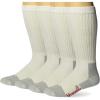 Wrangler mens Riggs Workwear Over the Calf Work Boot Socks 4 Pair Pack(White)