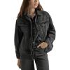 Wrangler womens Relaxed Fit Girlfriend Denim Jacket(Nashville)