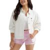 Wrangler womens Relaxed Fit Girlfriend Denim Jacket(Quartz)
