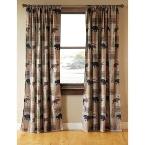 CARSTENS, INC. Printed Curtain Panel Set, Wrangler Western, 2 Panels (54″ x 84″ Each), Amarillo Sunset(Lake Country)