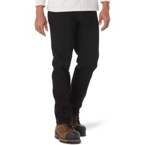 Rustler Mens Classic Regular Fit Jean(Coal Black)