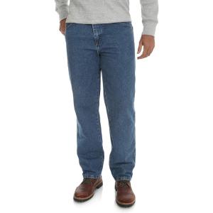 Rustler Mens Classic Relaxed Fit Jean(Medium Stonewash)