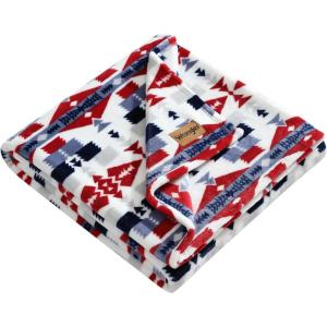 Wrangler – Blanket, Super Soft Plush Bedding, Yellowstone Inspired Throw Blanket for Couch or Bed (Cactus Garden Green, 50″ x 70″)(Nolan Blue)