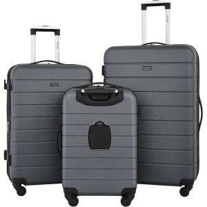 Wrangler 20″ Smart Spinner Carry-On Luggage With Usb Charging Port(Quiet Shade)