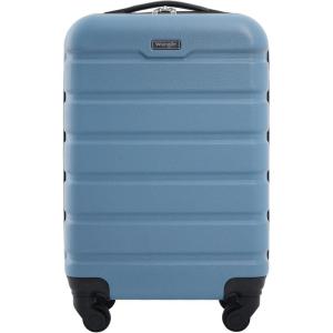 Wrangler 21.5″ Spinner Carry-On Luggage, Navy Blue(Blue Heaven)
