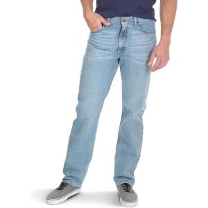 Wrangler Authentics Men’s Classic 5-Pocket Regular Fit Flex Jean(Stonewash Flex)