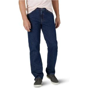 Wrangler Authentics Men’s Classic 5-pocket Regular Fit Cotton Jean(Dark Rinse)