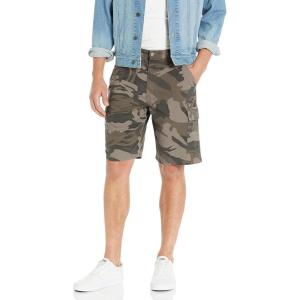Wrangler Authentics Men’s Classic Relaxed Fit Cargo Short(Dark Khaki Camo Ripstop)
