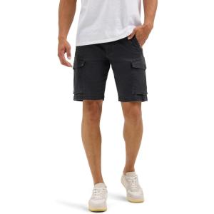 Wrangler Authentics Mens Comfort Flex Waist Cargo Short(Caviar)