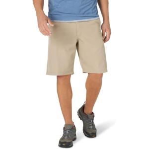 Wrangler Authentics Men’s Performance Side Elastic Utility Short(Desert Sand)
