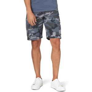 Wrangler Authentics Men’s Stretch Twill Cargo Shorts(Turbulence Camo)