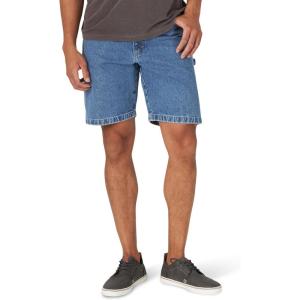 Wrangler Authentics mens Loose Fit Carpenter Short(Antique Stonewash)