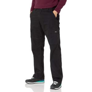 Wrangler Authentics mens Relaxed Fit Stretch Cargo Pant(Black)