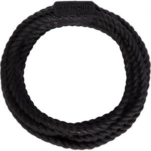 Wrangler Foam Coiled Rope Dog Chew Toy – Scented Dog Rope Toy for Medium to Large Dogs – Pet-Safe Foam Toy for Tug & Fetch – Promotes Healthy Chewing – Indoor/Outdoor Play (Tan, Peanut Butter)(Black)