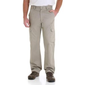 Wrangler Genuine Men’s Twill Cargo Pants(Burlap Beige)
