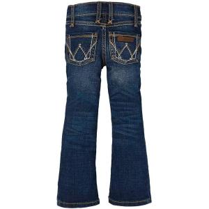 Wrangler Girls’ Boot Cut Jeans(Blue)