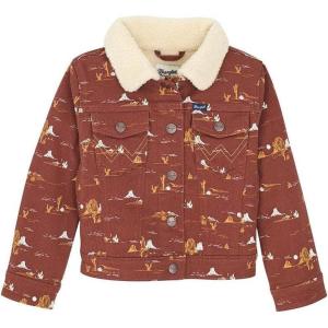 Wrangler Girl’s Burgundy Sherpa Lined Jacket