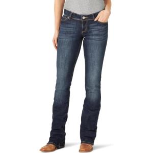 Wrangler Ladies Retro Sadie Boot Cut Jeans(Dark Blue)