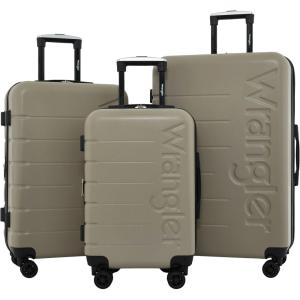 Wrangler Maverick 3 Piece Luggage Set, Silver Sage(Silver Sage)