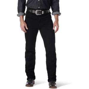 Wrangler Men’s 0936 Cowboy Cut Slim Fit Jean(Shadow Black)