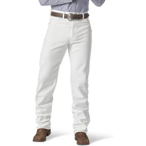 Wrangler Men’s 13MWZ Cowboy Cut Original Fit Jeans(White)