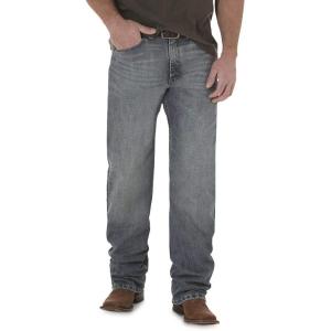 Wrangler Men’s 20X 02 Active Flex Competition Slim Fit Stone Blue Jeans(Deep Blue)