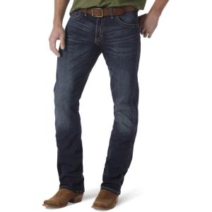 Wrangler Mens 44 Slim Straight Light Wash Jeans(Denver)