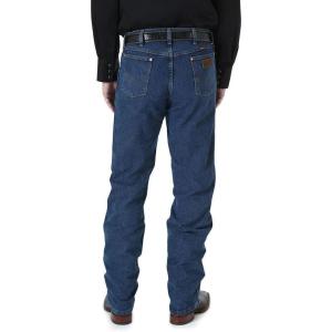 Wrangler Men’s 47Mwz Premium Performance Cowboy Cut Regular Fit Prewashed Jeans – 47Mwzpw(Mid Stone)