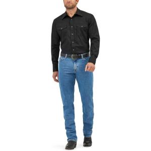 Wrangler Men’s 47Mwz Premium Performance Cowboy Cut Regular Fit Prewashed Jeans – 47Mwzpw(Stonewash)