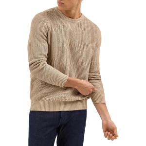 Wrangler Men’s Crewneck Pullover Sweater(Timberwolf)