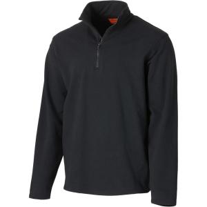 Wrangler Mens Fr Flame Resistant 1/4 Zip Pullover(Black)