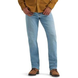 Wrangler Men’s Free to Stretch Straight Fit Jean(Faded Blue)