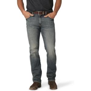 Wrangler Mens Retro Slim Fit Straight Leg Jean(Dark Knight Stretch)