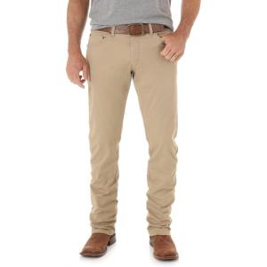 Wrangler Mens Retro Slim Fit Straight Leg Jean(Fawn)