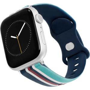 Wrangler® Mulit-Striped Silicone Band for Apple Watch®, Fits all Apple Watch® Series and Sizes(Painted Sky)